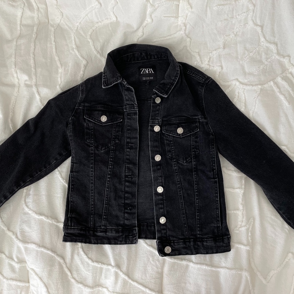 ZARA black denim jacket